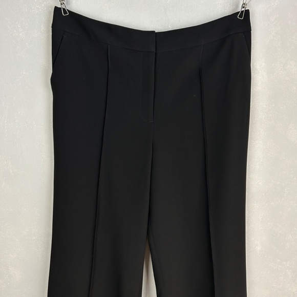 Talbots plus size 18 Easy travel wide leg pant black full length lined - Picture 2 of 10